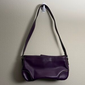 Villager Purple Zippered mini shoulder Bag